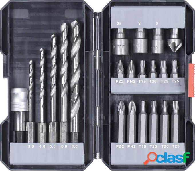 kwb 108805 22 parti Assortimento punte e inserti