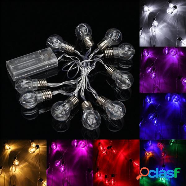 1.5m colorate 10 LED string batteria luci lampadine lampade