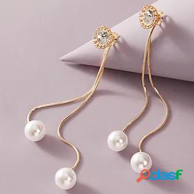1 Pair Earrings Womens Christmas Wedding Gift Tassel Fringe
