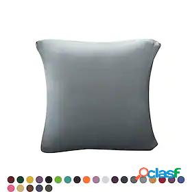 1 Pc Decorative Solid Color Throw Pillow Cover Pillowcase