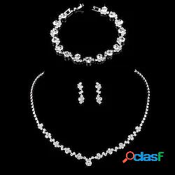 1 set Orecchini a goccia Collana For Per donna Feste