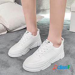 2022 primavera nuove piccole scarpe bianche versione coreana