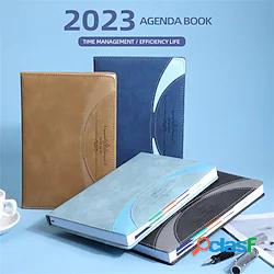 2023 agenda giornaliera a5 5,8 × 8,3 pollici classico pu