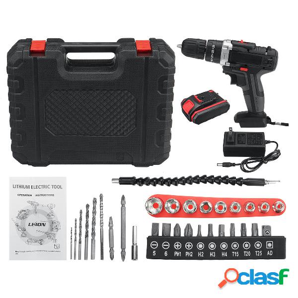 21V 22800mAh Cordless Ricaricabile 3 In 1 Trapano Elettrico