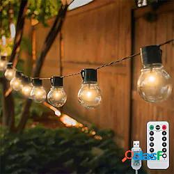 6.5m luci della stringa del globo allaperto 25 leds el 5mm