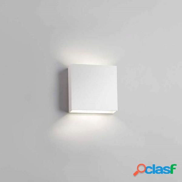 APPLIQUE LED QUADRATA 12W SLIM BIEMISSIONE LUMINOSA LUCE