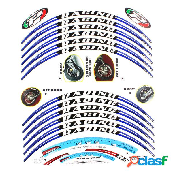 Adesivi cerchi moto progrip pz5026bl16 blu