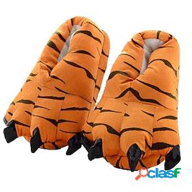 Adults' Kigurumi Pajamas Slippers Nightwear Camouflage Tiger