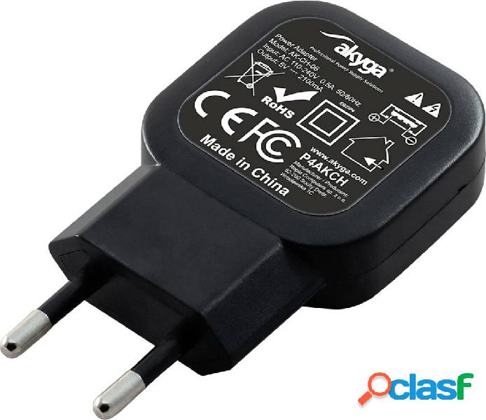 Akyga AK-CH-06 Alimentatore a spina tensione fissa 5 V 2.1 A