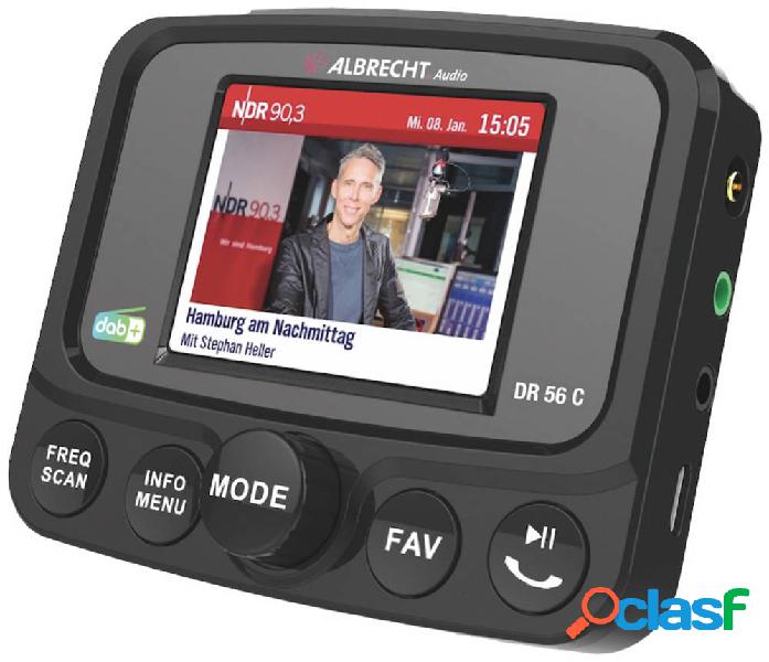 Albrecht DR 56 C Ricevitore DAB+ streaming musica Bluetooth,