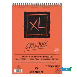 Album XL Croquis - A4 - 90 gr - 60 fg - bianco - Canson