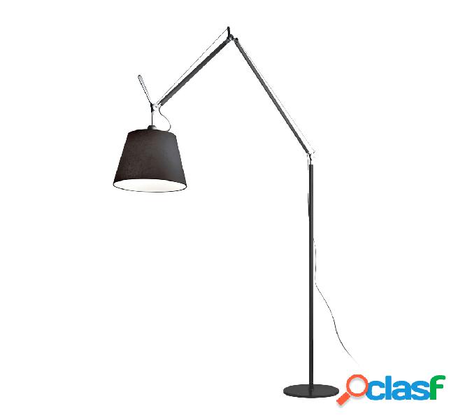 Artemide Tolomeo Mega Terra Tessuto Nero