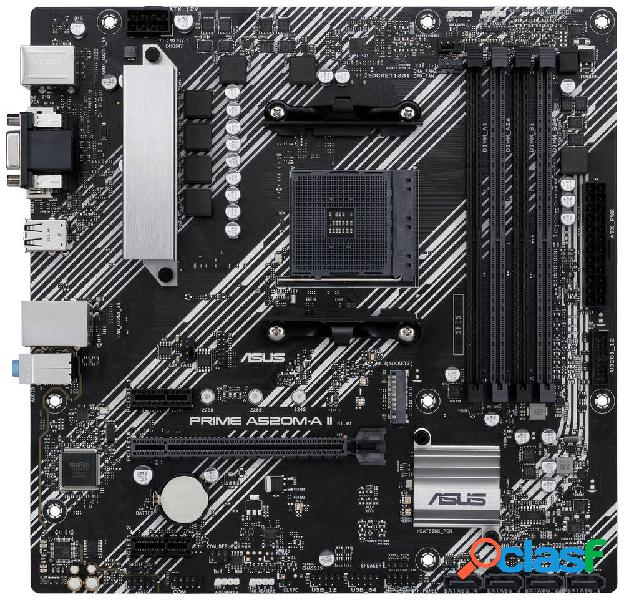 Asus PRIME A520M-A II Mainboard Attacco AMD AM4 Fattore di
