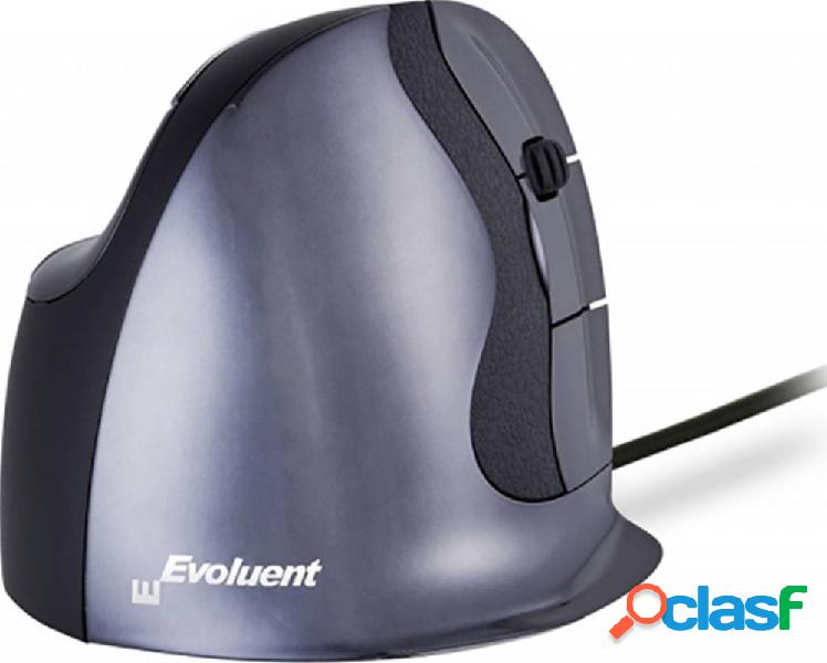 Bakker Evoluent D Mouse L Mouse USB 6 Tasti 800 dpi, 1600