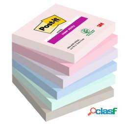 Blocco Post it Super Sticky - 654-6SS-SOUL - 76 x 76 mm - 90