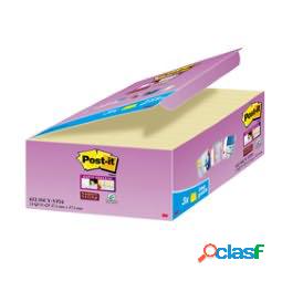 Blocco foglietti Post it Super Sticky giallo Canary - 47,6 x