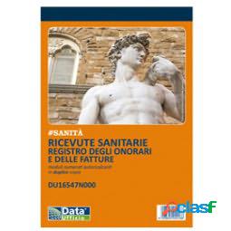 Blocco registro onorari-fatture ricevute sanitarie - 50-50