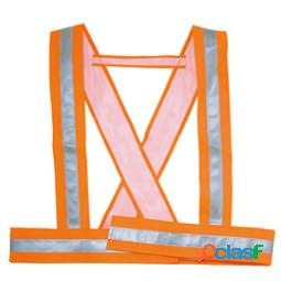Bretella alta visibilitA Bauce - arancio fluo - taglia M -