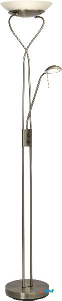 Brilliant Ollie Lampada da terra LED con luce di lettura LED