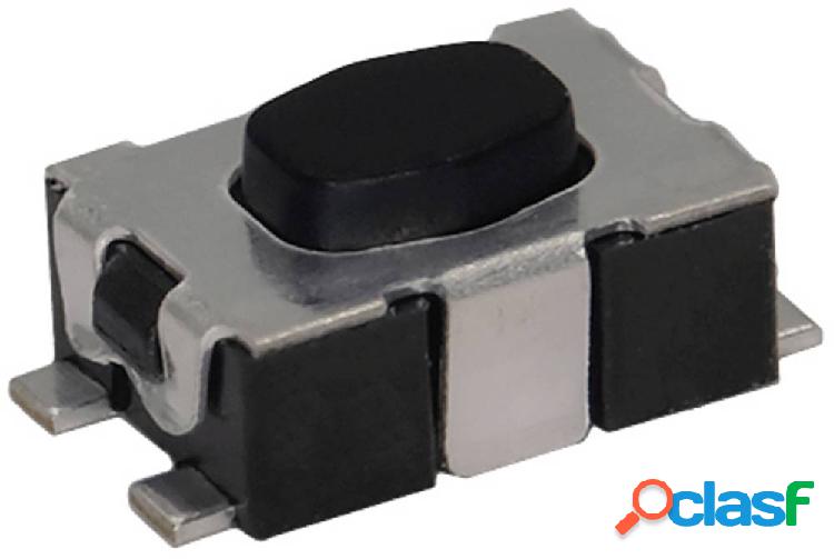 C & K Switches Pulsante 10 mA 1x Off / (On) IP40 1 pz. Tape