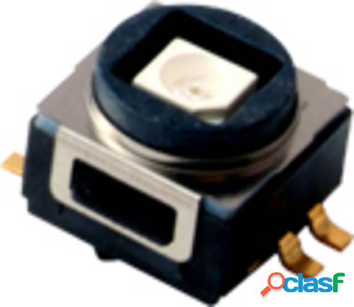 C & K Switches Pulsante 100 mA 1x Off / (On) Bianco IP40 1