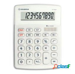 Calcolatrice da tavolo OS 502 - 10 cifre - bianco - Osama