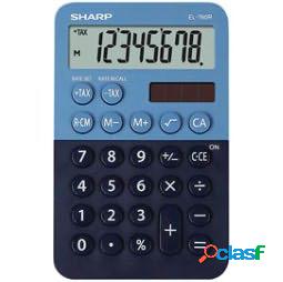 Calcolatrice tascabile EL 760R - 8 cifre - azzurro-blu -