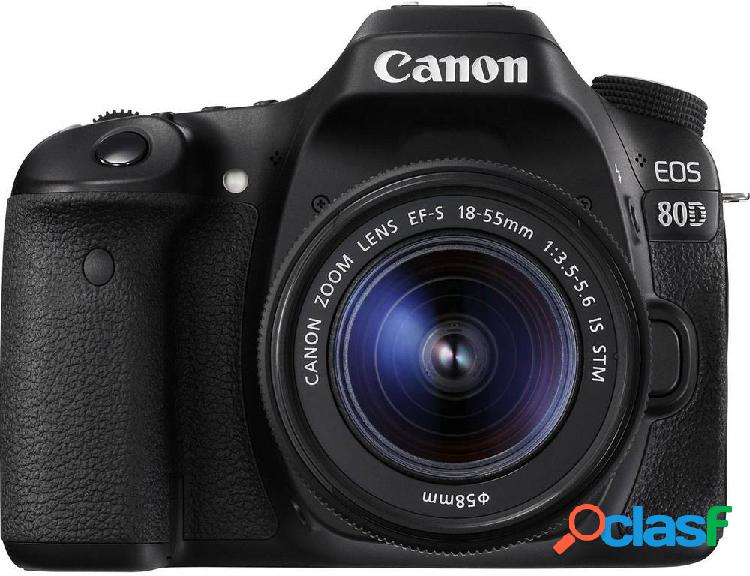 Canon EOS 80D Fotocamera digitale reflex incl. EF-S 18-55 mm