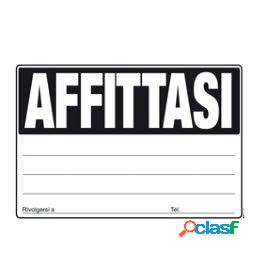 Cartello Affittasi - 24 x 33cm - colori assortiti - Edipro