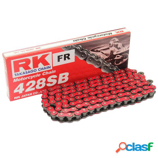 Catena trasmissione moto rk frrk428sb /142 rosso 428sb/142
