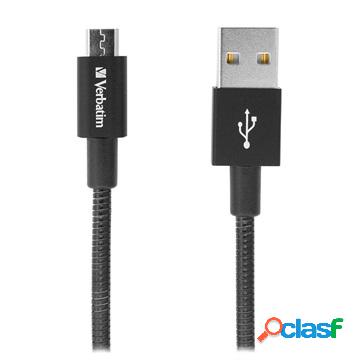 Cavo MicroUSB per sincronizzazione e ricarica Verbatim - 0,3