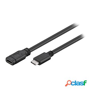 Cavo di prolunga USB 3.1 di tipo C Goobay - nero