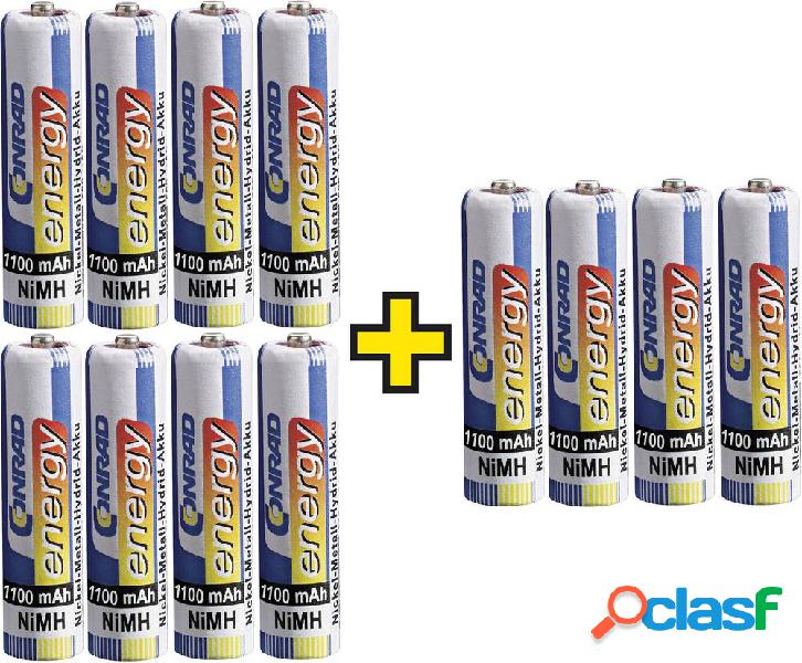Conrad energy Batteria ricaricabile Ministilo (AAA) NiMH