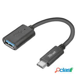 Convertitore da USB-C a USB 3.1 gen 1 - nero - Trust (unit
