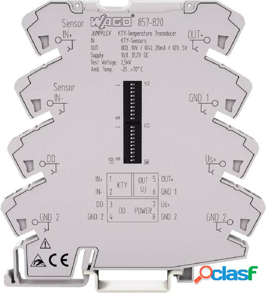 Convertitore di misure KTY WAGO WAGO GmbH & Co. KG 857-820 1