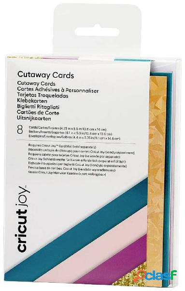 Cricut Joy™ Cutaway Cards Set di mappe Petrolio, Fucsia,