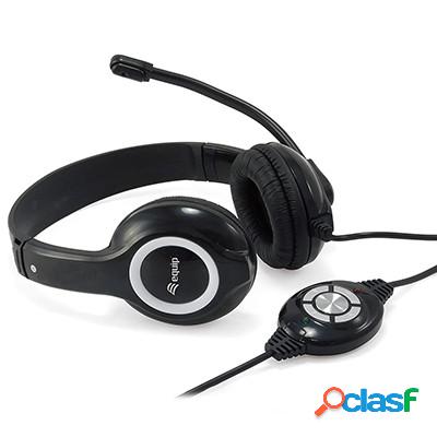 Cuffie con microfono Equip 245301 per pc on-ear USB nero