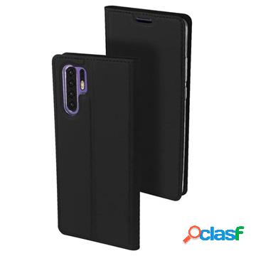 Custodia Flip Dux Ducis Skin Pro Huawei P30 Pro - Nera