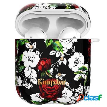 Custodia Kingxbar Swarovski AirPods / AirPods 2 - Rose