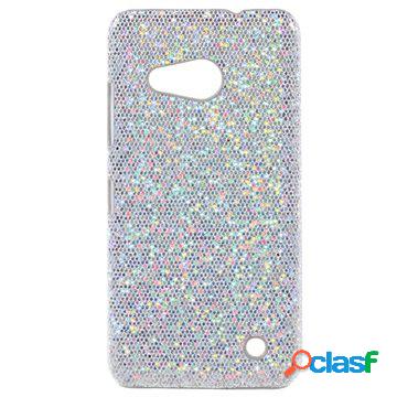 Custodia Rigida Microsoft Lumia 550 - Glitter - Argento