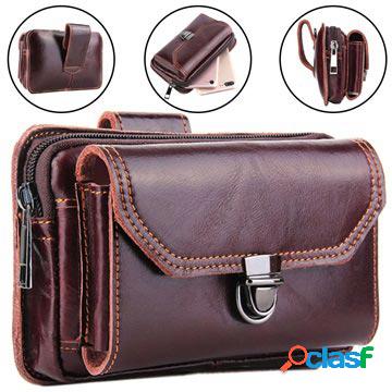 Custodia in pelle con fondina universale Business Series per