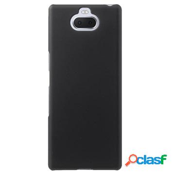 Custodia in plastica gommata per Sony Xperia 10 - nera