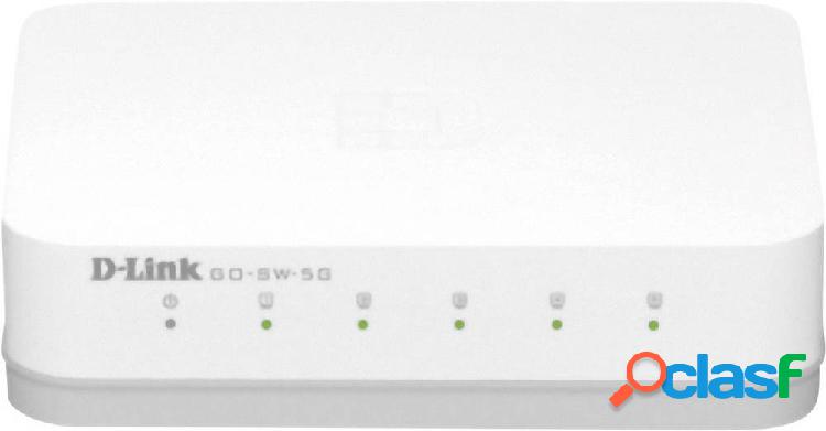 D-Link GO-SW-5G Switch di rete 5 Porte 1 GBit/s