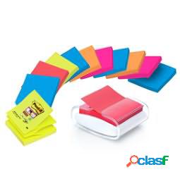 Dispenser Pro Post-it Super Sticky Z Notes - 76 x 76 mm -