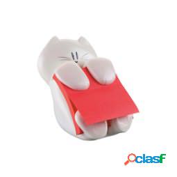 Dispenser gatto bianco + ricarica Post it Super Sticky Z