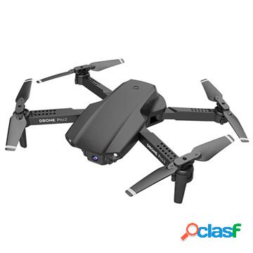 Drone pieghevole Pro 2 con doppia fotocamera HD E99 - Nero