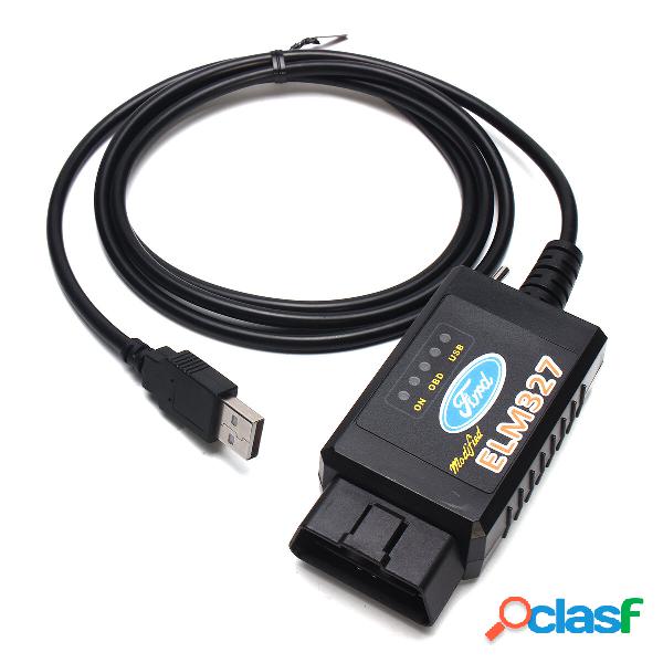 ELM327 Scanner diagnostico USB OBD2 modificato per Ford