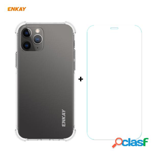 Enkay 2-in-1 per iPhone 12 Pro/12 Accessori con airbag TPU