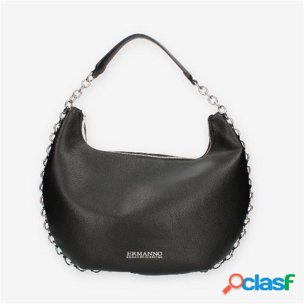 Ermanno Scervino Hobo Borsa a spalla nera