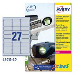 Etichetta in poliestere L6011 - adatta a stampanti laser -